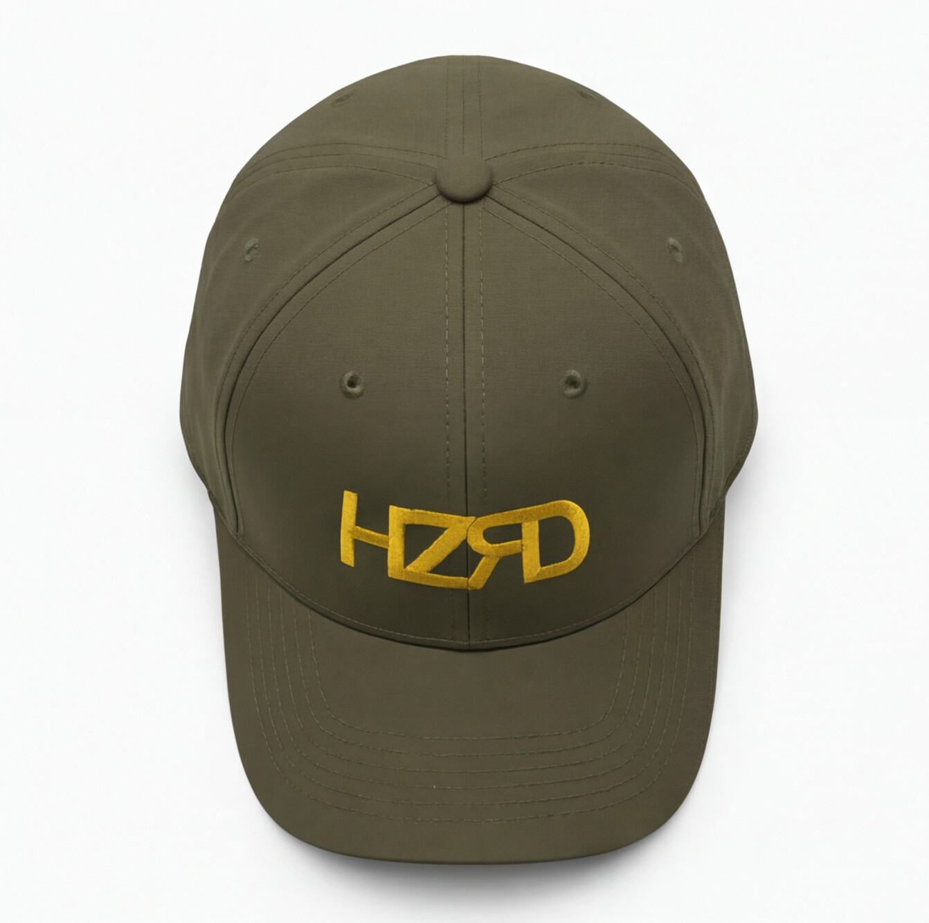 HZRD Waterproof Cap Olive - front view