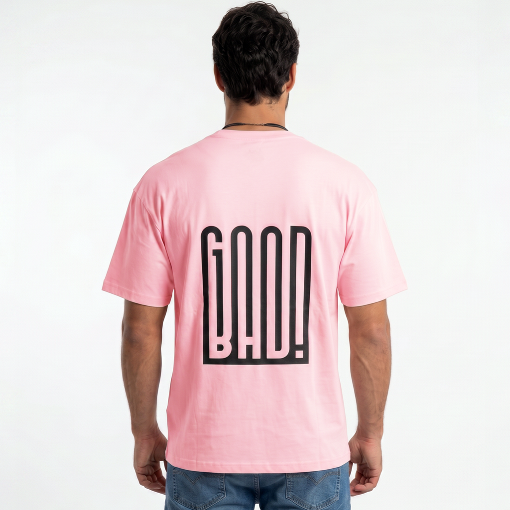Good/Bad Graphic Tee - Pink