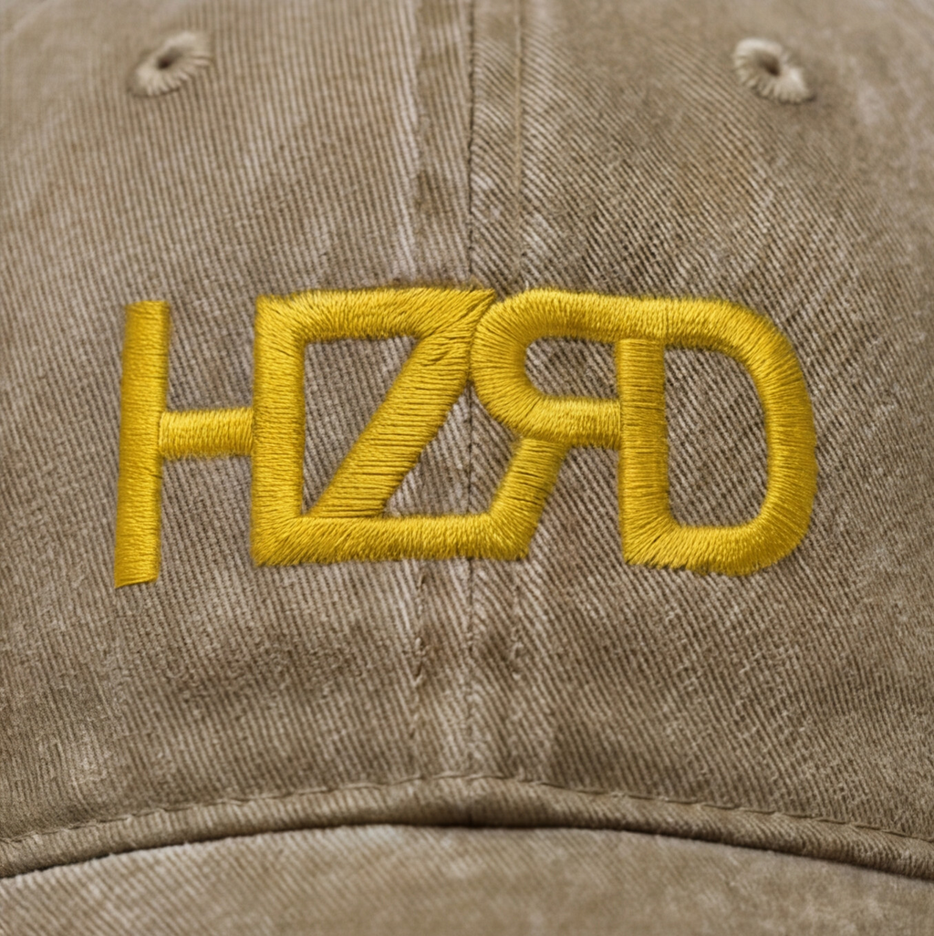 HZRD Washed Cap Beige