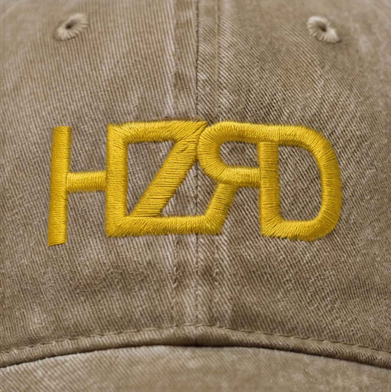HZRD Washed Cap Beige