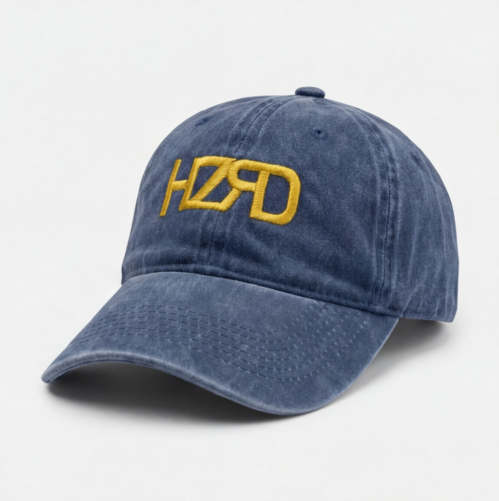 HZRD Washed Cap Blue