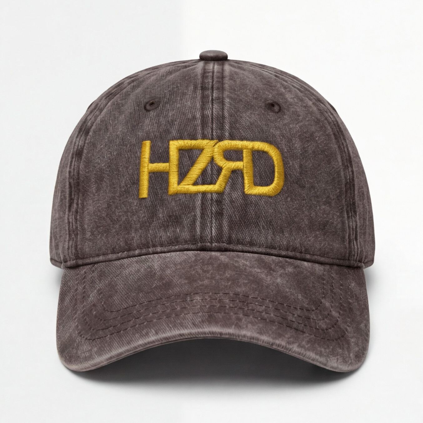 HZRD Washed Cap Brown