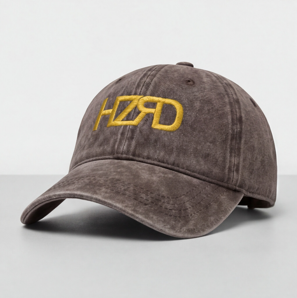 HZRD Washed Cap Brown