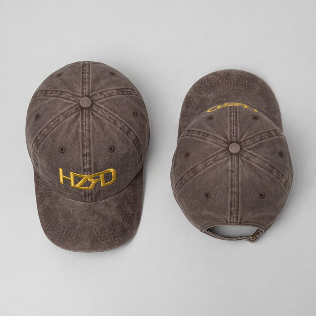 HZRD Washed Cap Brown