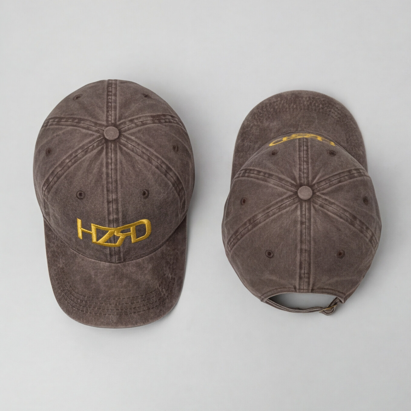 HZRD Washed Cap Brown