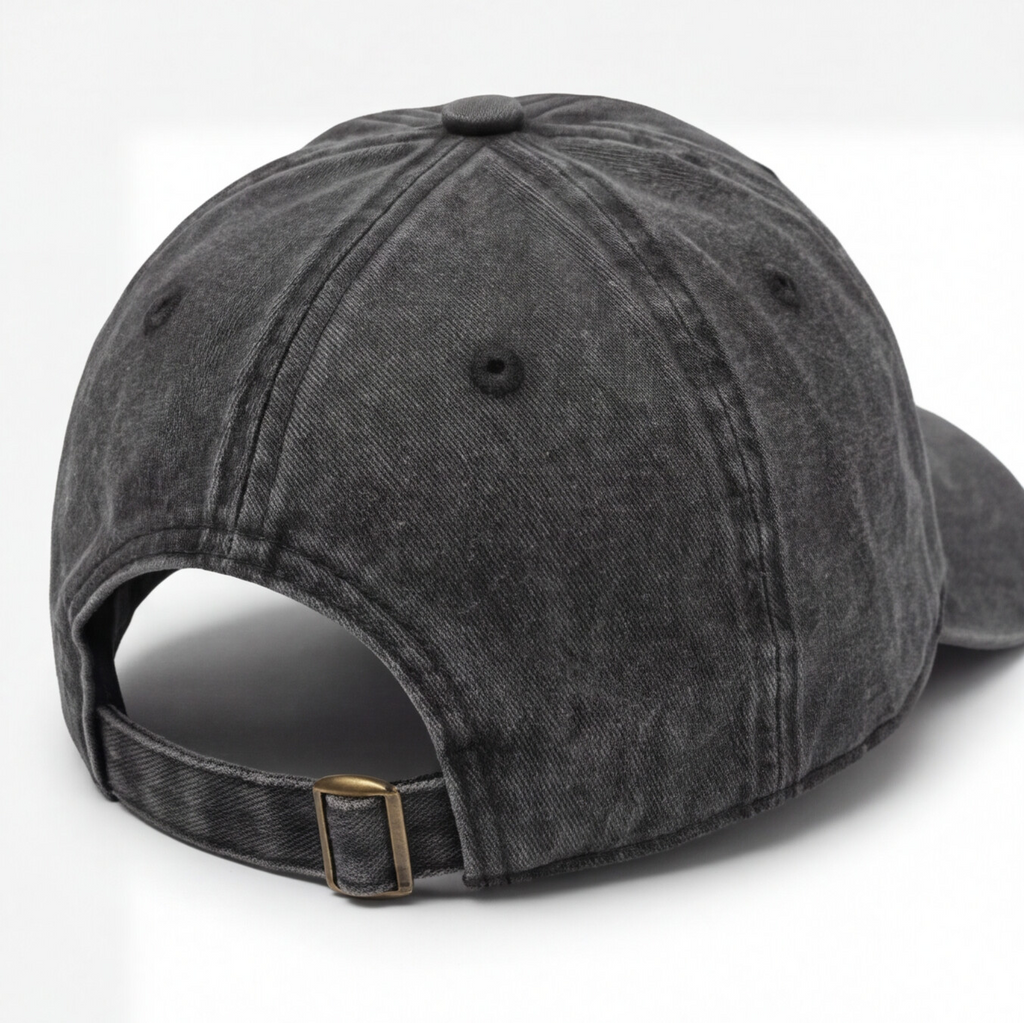 HZRD Washed Cap Black