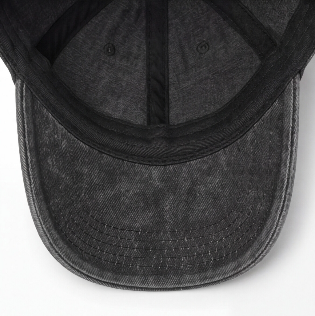 HZRD Washed Cap Black