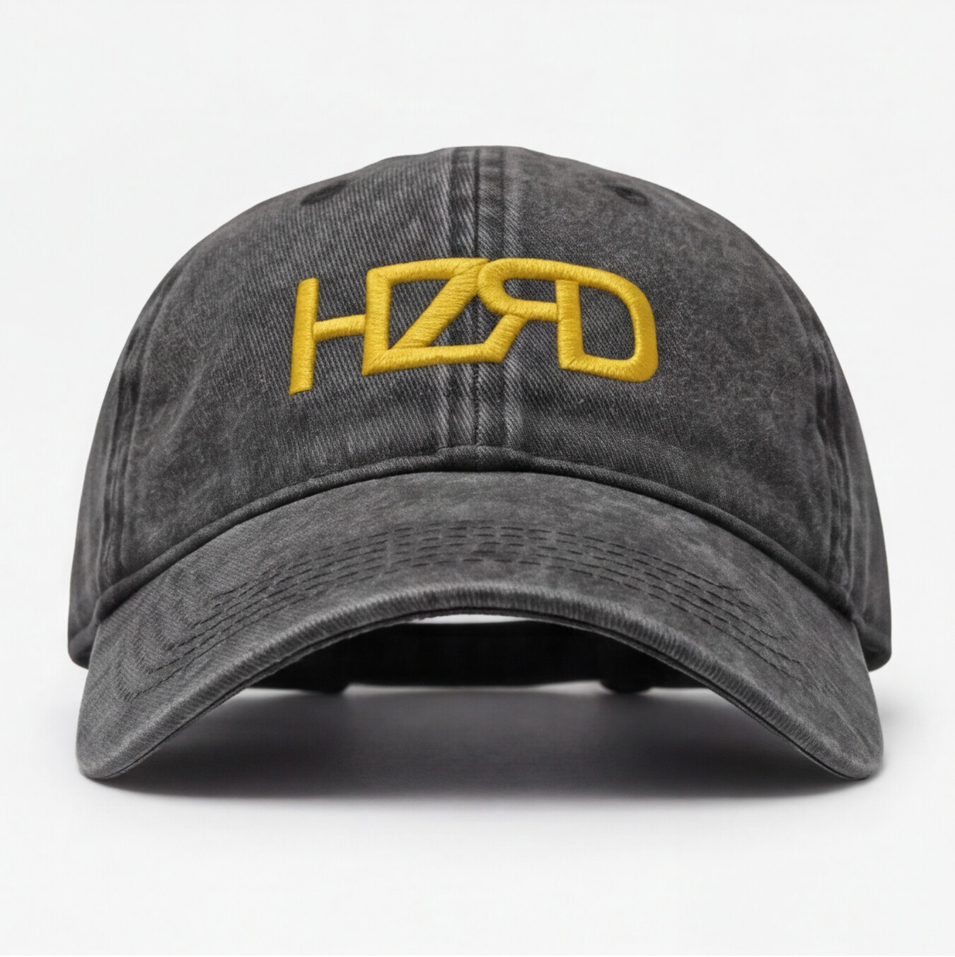HZRD Washed Cap Black