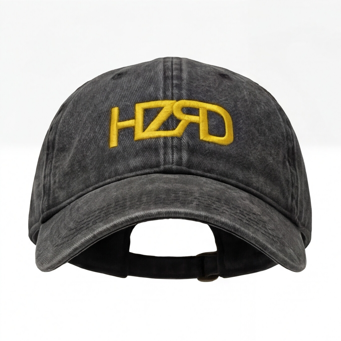 HZRD Washed Cap Black