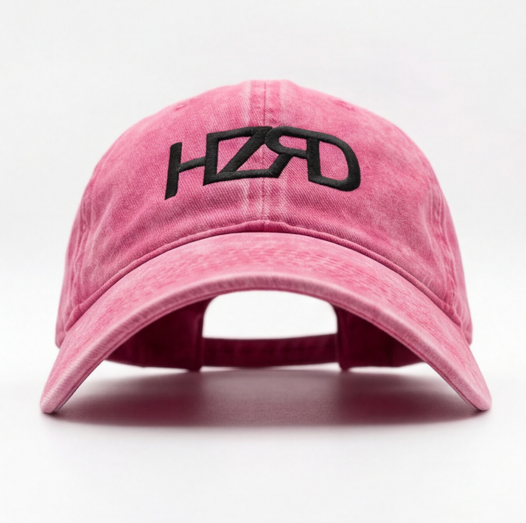 HZRD Washed Cap Fuchsia
