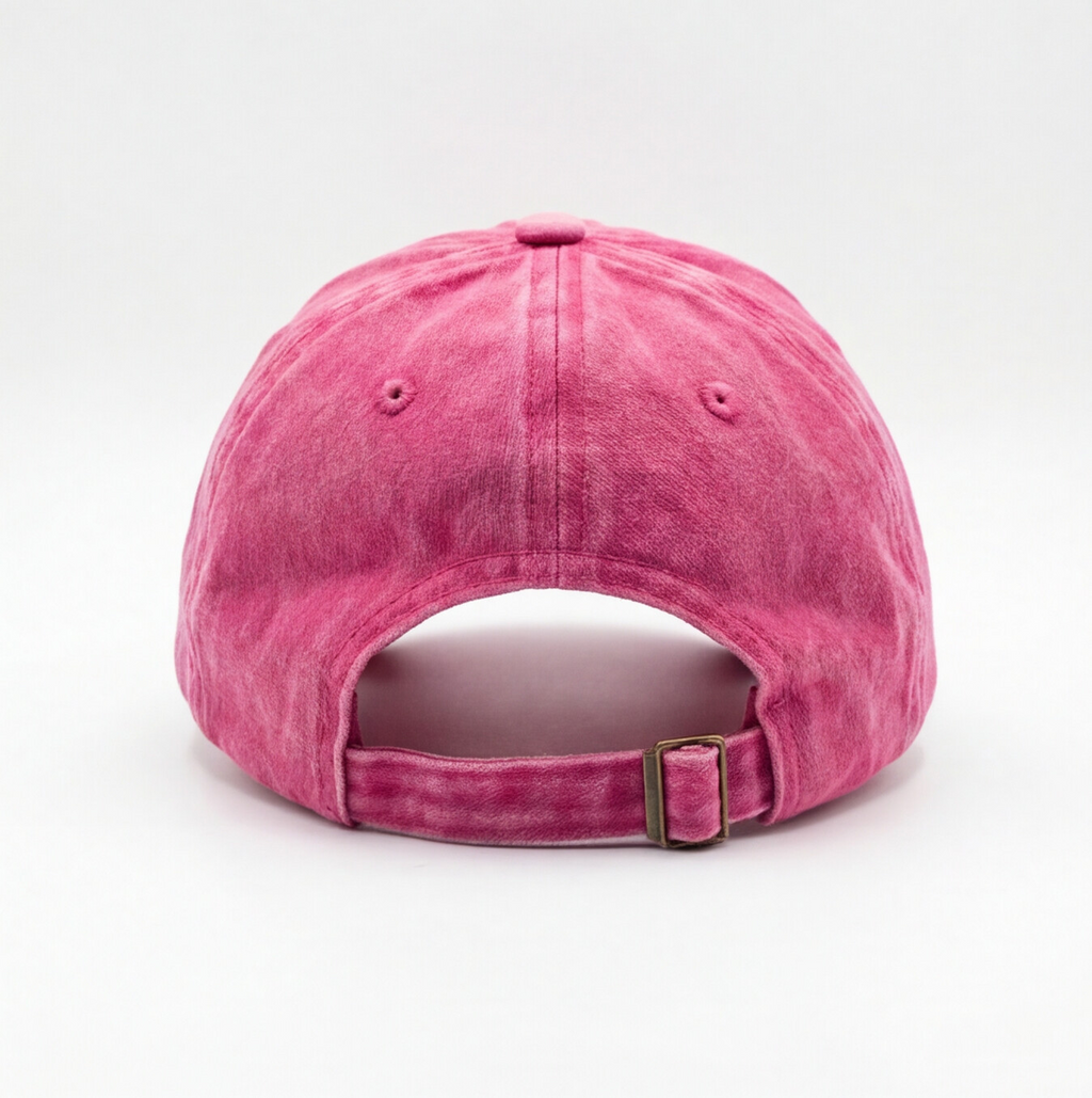 HZRD Washed Cap Fuchsia