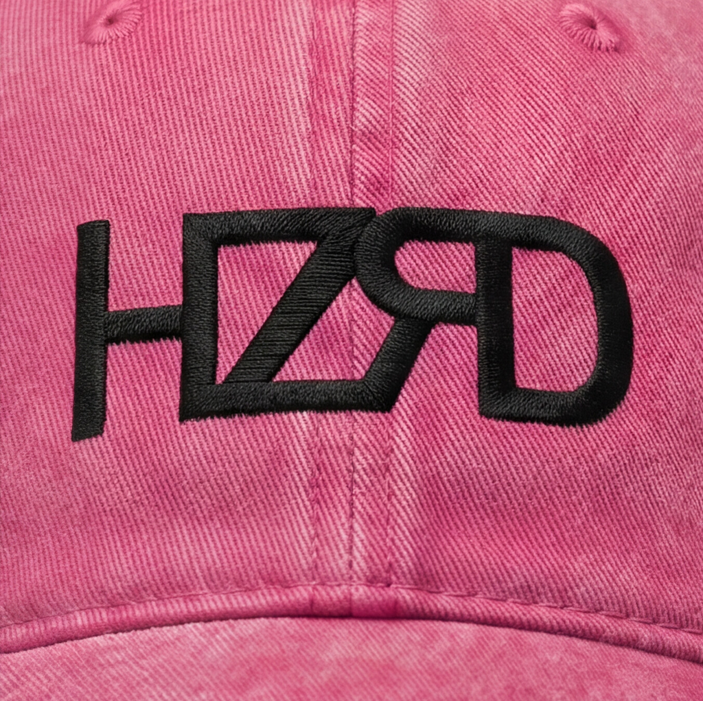 HZRD Washed Cap Fuchsia