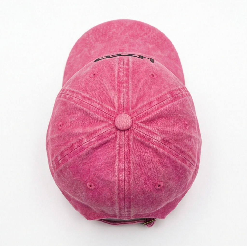 HZRD Washed Cap Fuchsia