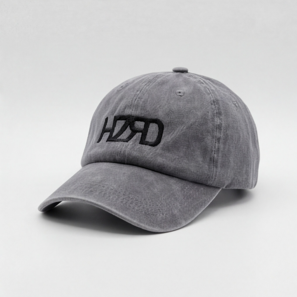 HZRD Washed Cap Grey