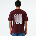 Good/Bad Graphic Tee - Burgundy