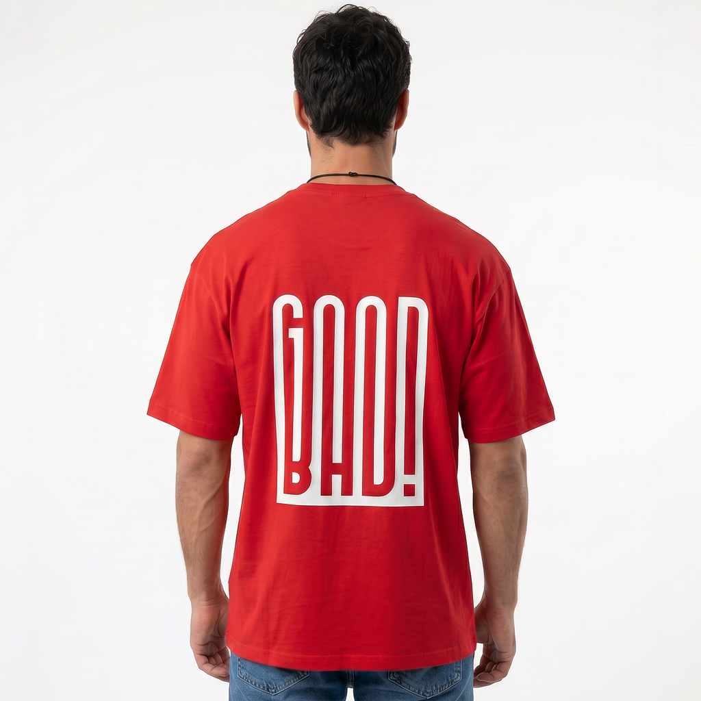 Good/Bad Graphic Tee - Red