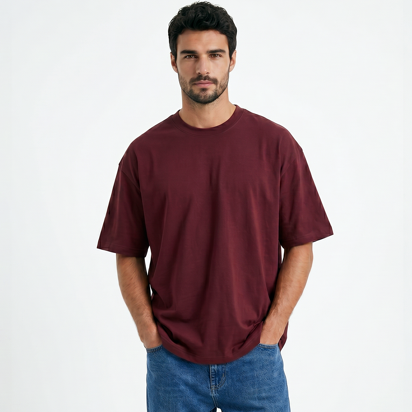 Good/Bad Graphic Tee - Burgundy