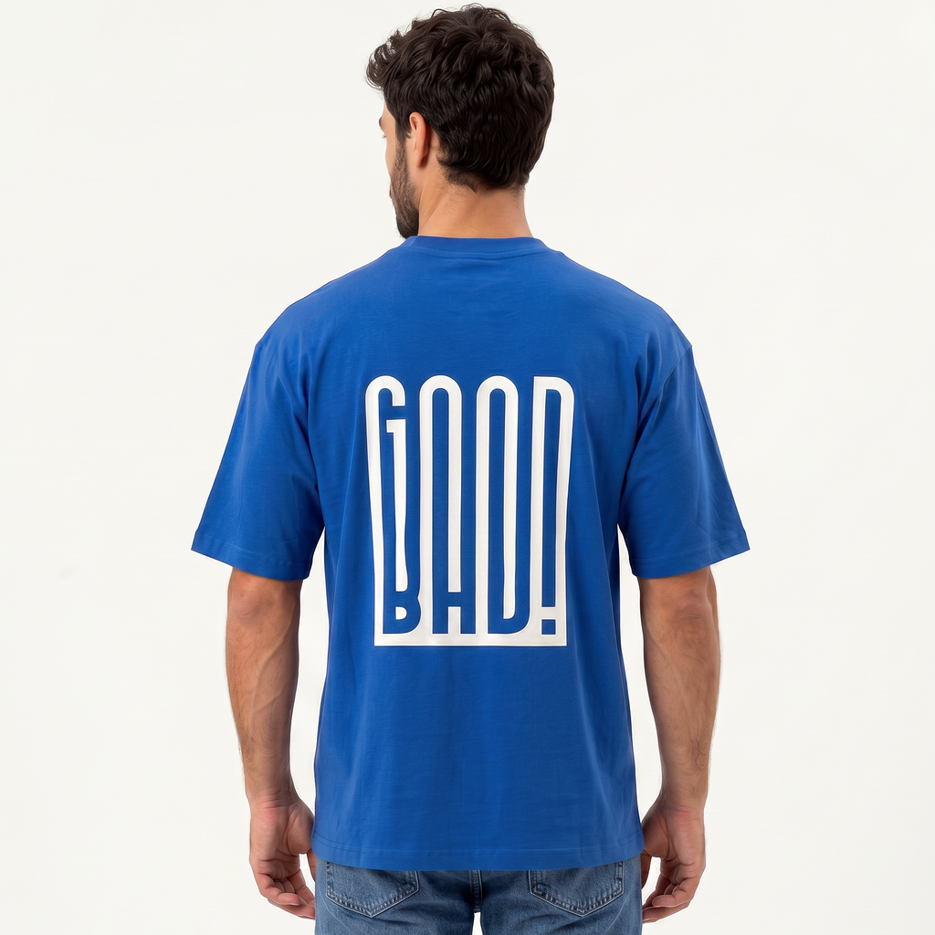 Good/Bad Graphic Tee - Blue