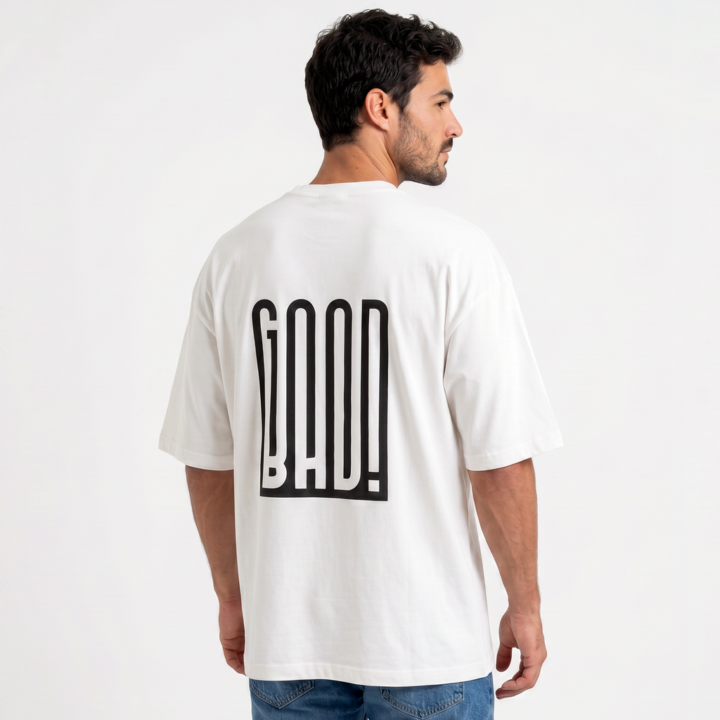 Good/Bad Graphic Tee - White