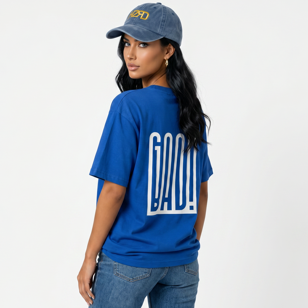 Good/Bad Graphic Tee - Blue