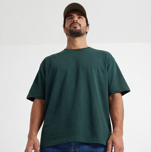 HZRD Oversized Tee - Forest Green