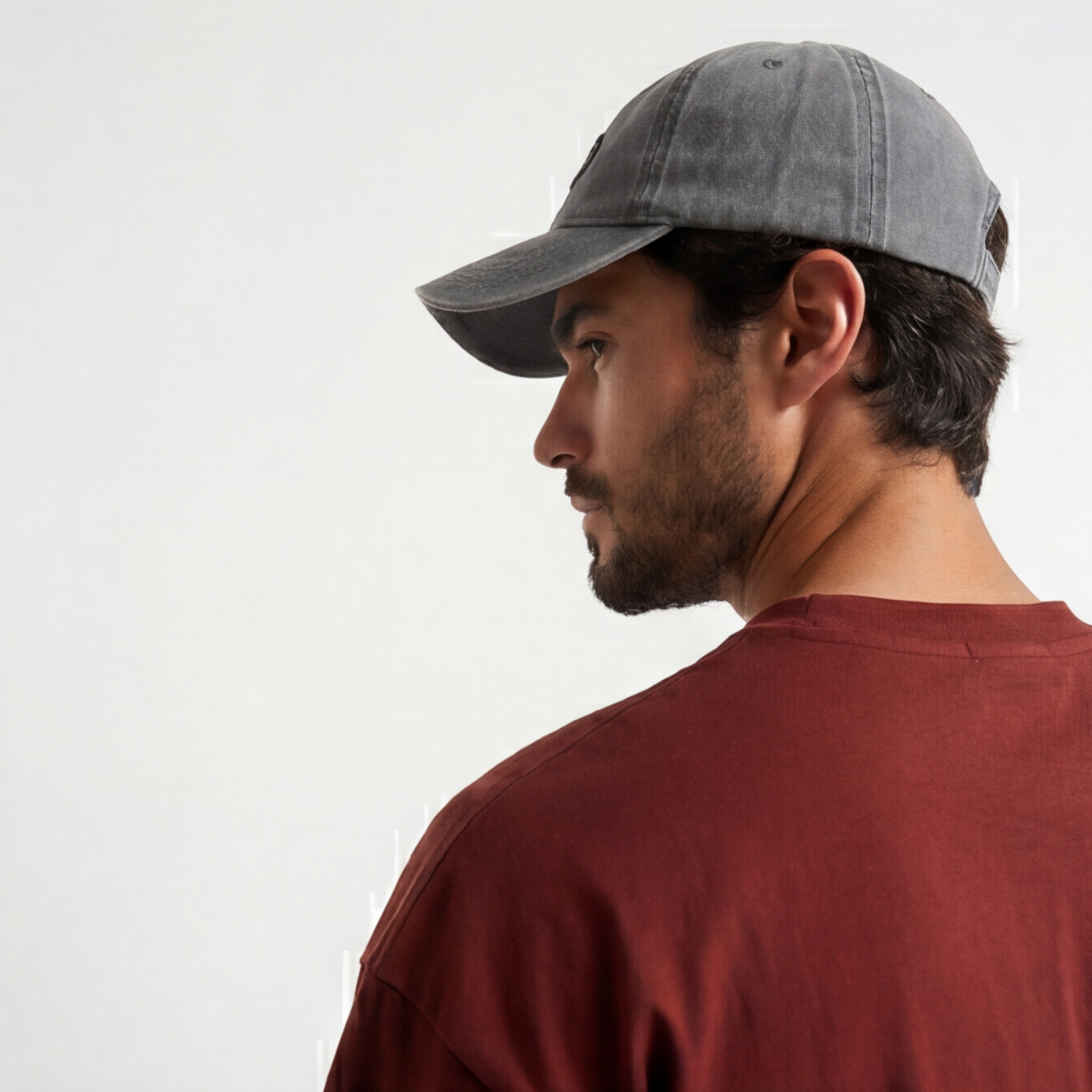 HZRD Oversized Tee - Wine Red