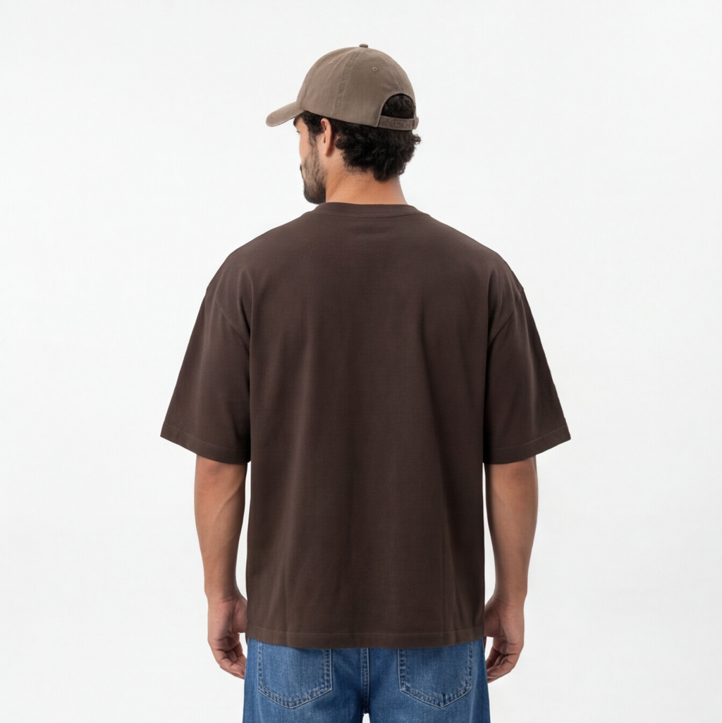 HZRD Oversized Tee - Brown