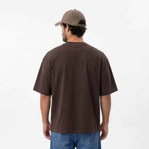HZRD Oversized Tee - Brown
