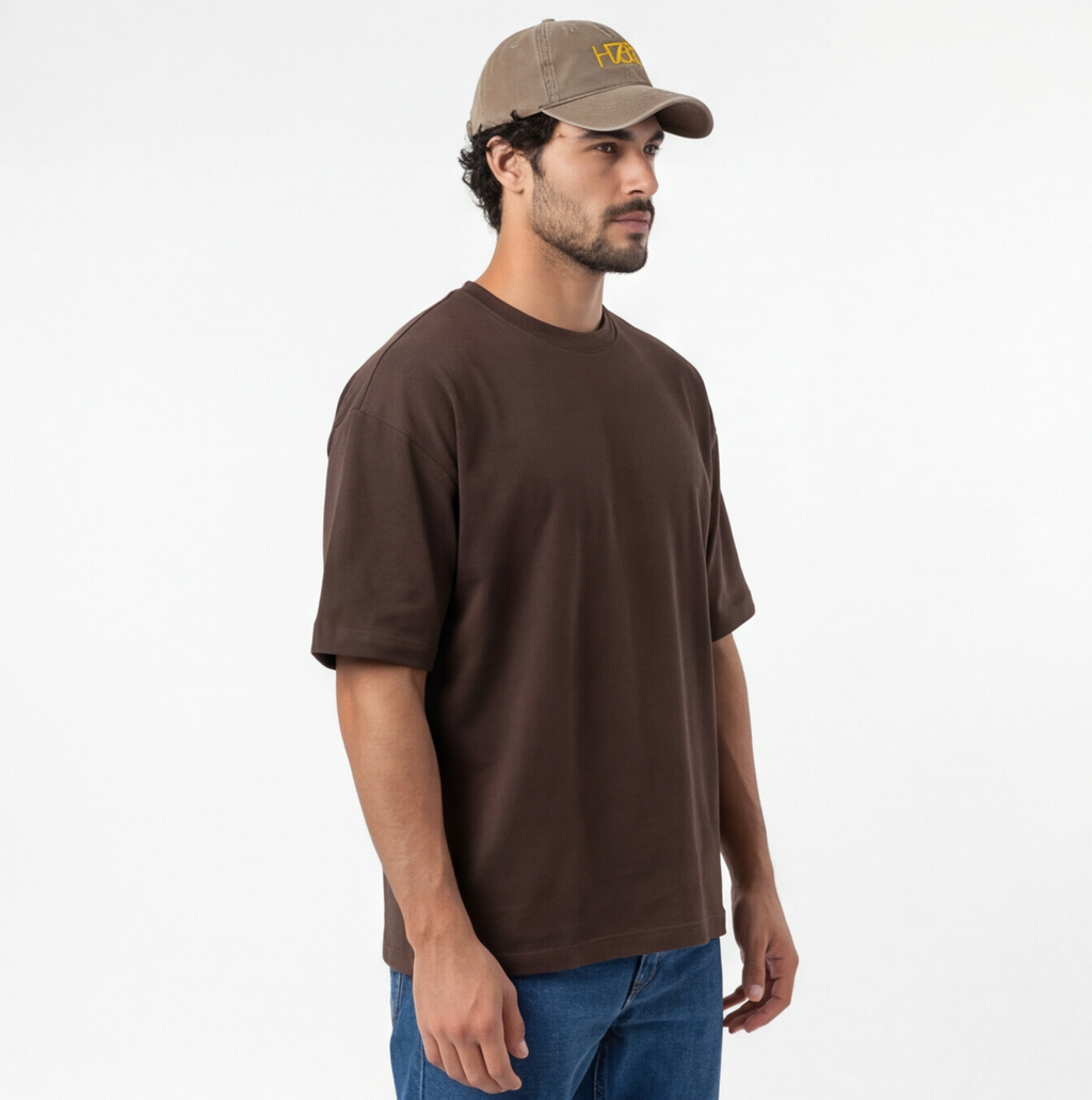 HZRD Oversized Tee - Brown