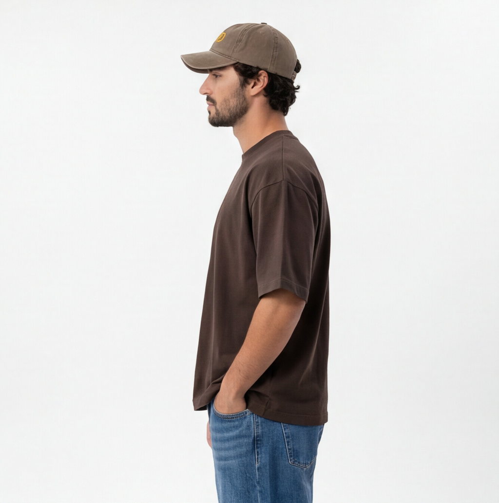 HZRD Oversized Tee - Brown
