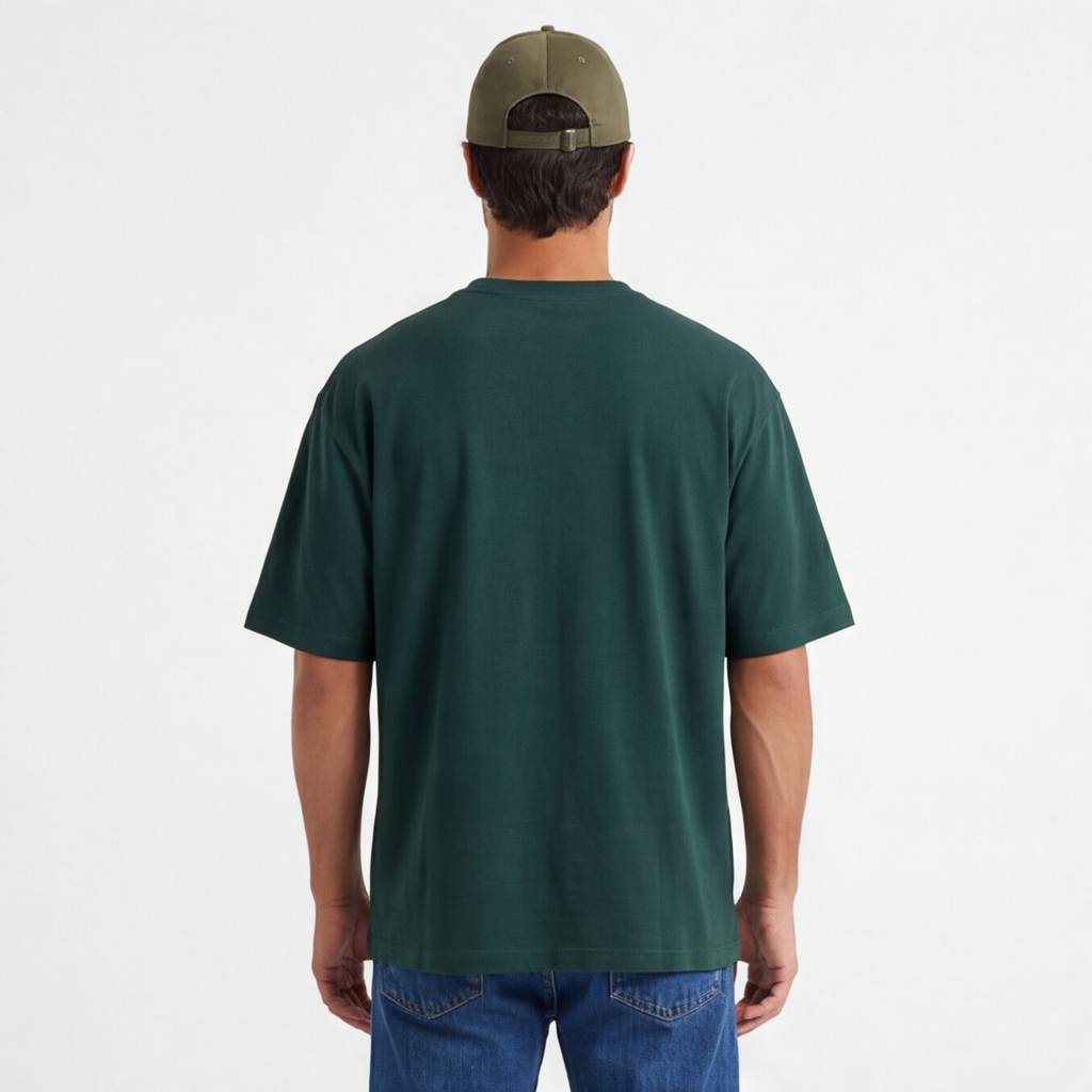HZRD Oversized Tee - Forest Green