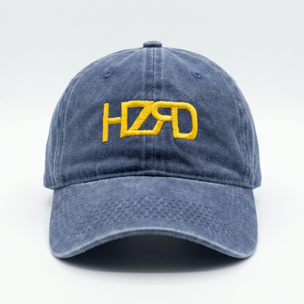 HZRD Washed Cap - Blue