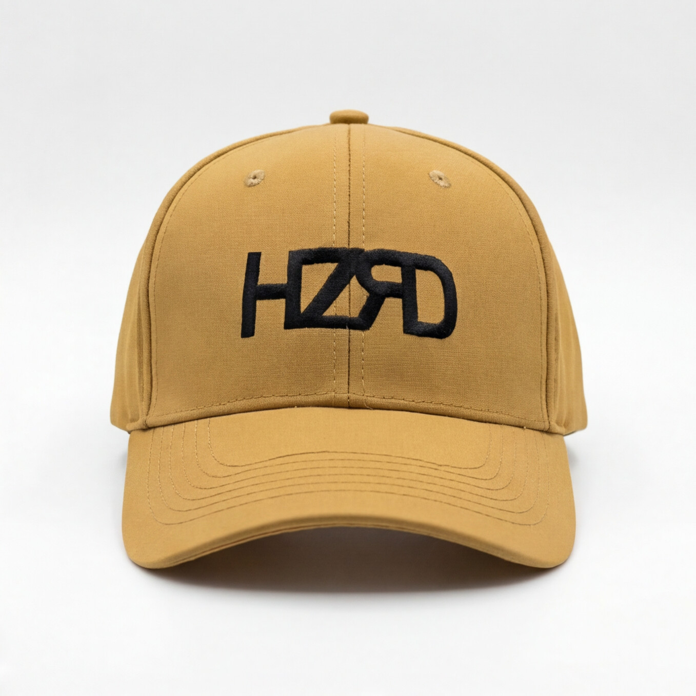 HZRD Waterproof Cap Mustard - front view